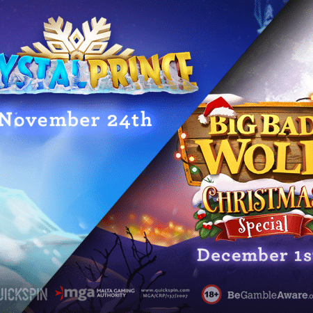 Quickspin’s New Realises: Crystal Prince, Big Bad Wolf Christmas Special and Loco the Monkey