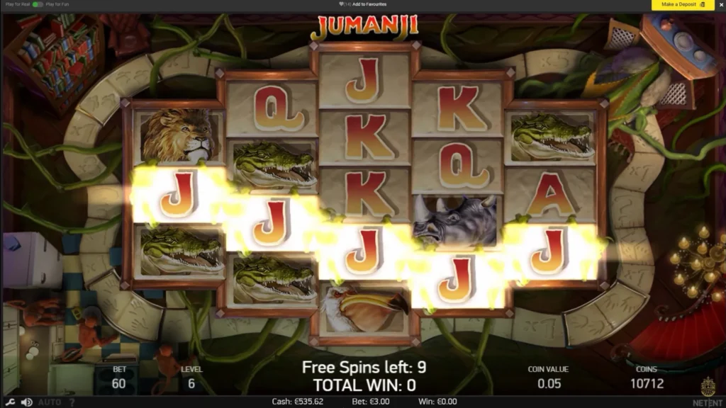 Screenshot Jumanji Slot by NetEnt_1